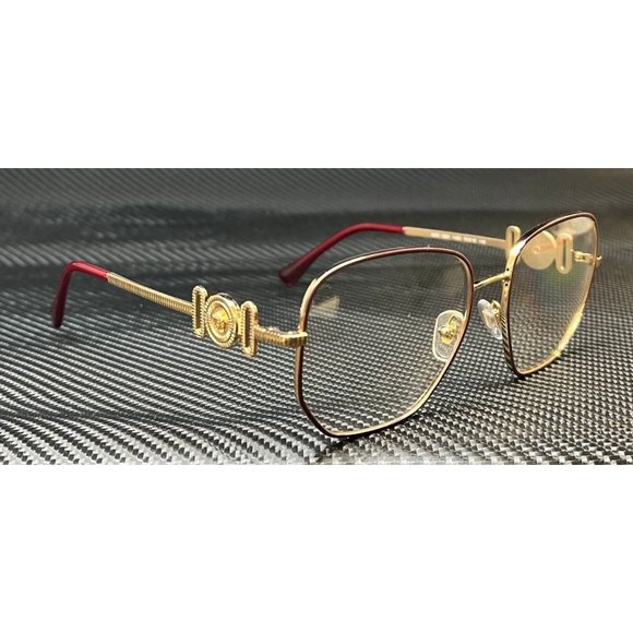 Versace Burgundy Women's Red Eyeglasses